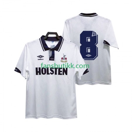 Fotballdrakt Tottenham Hotspur 8 1991 1993 Retro Hjemmetrøye Kortermet